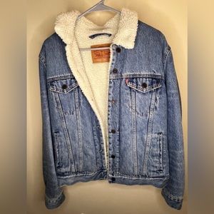 Levi's Fur Lined Denim Jacket